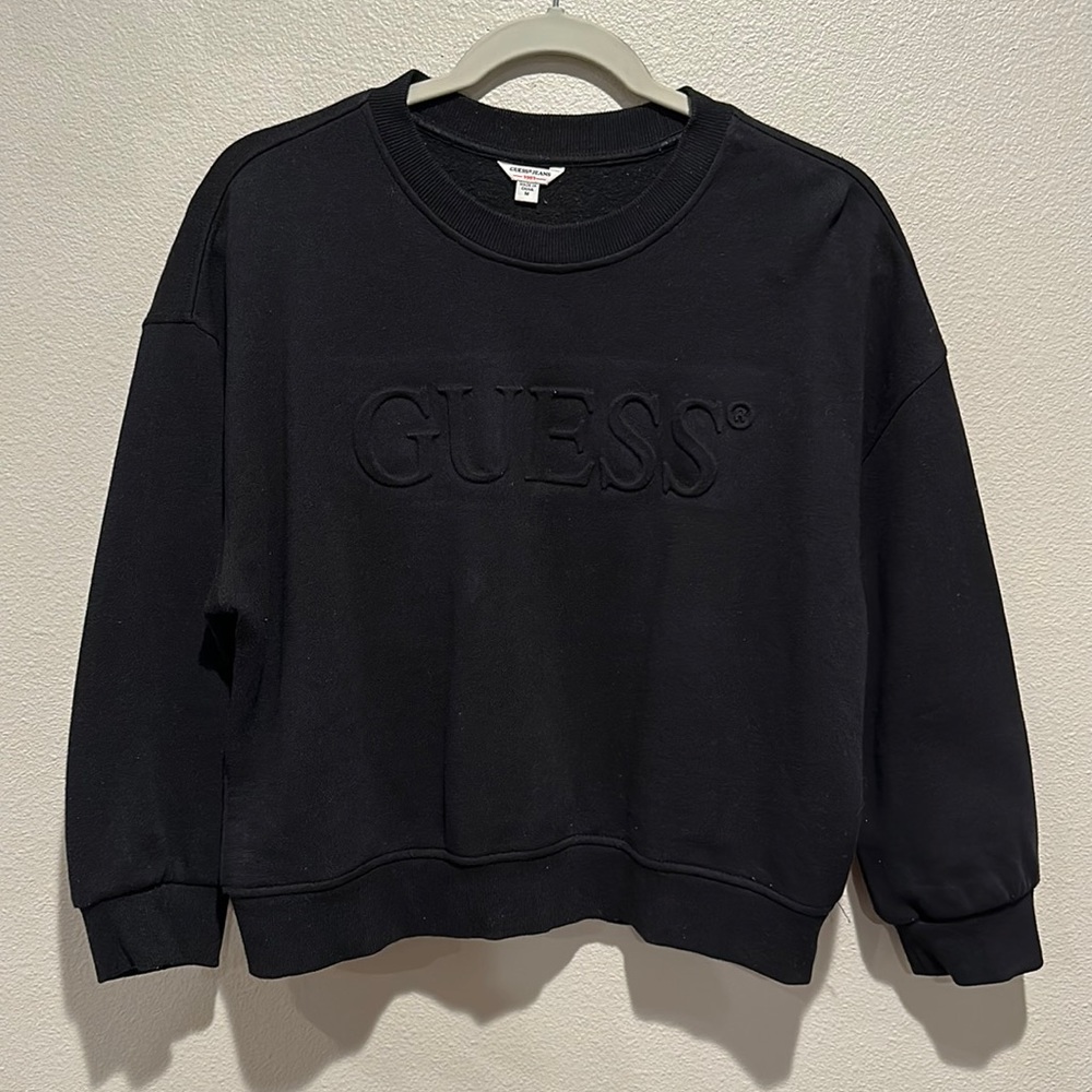 Guess Jeans Cropped long sleeve sweater size: medium